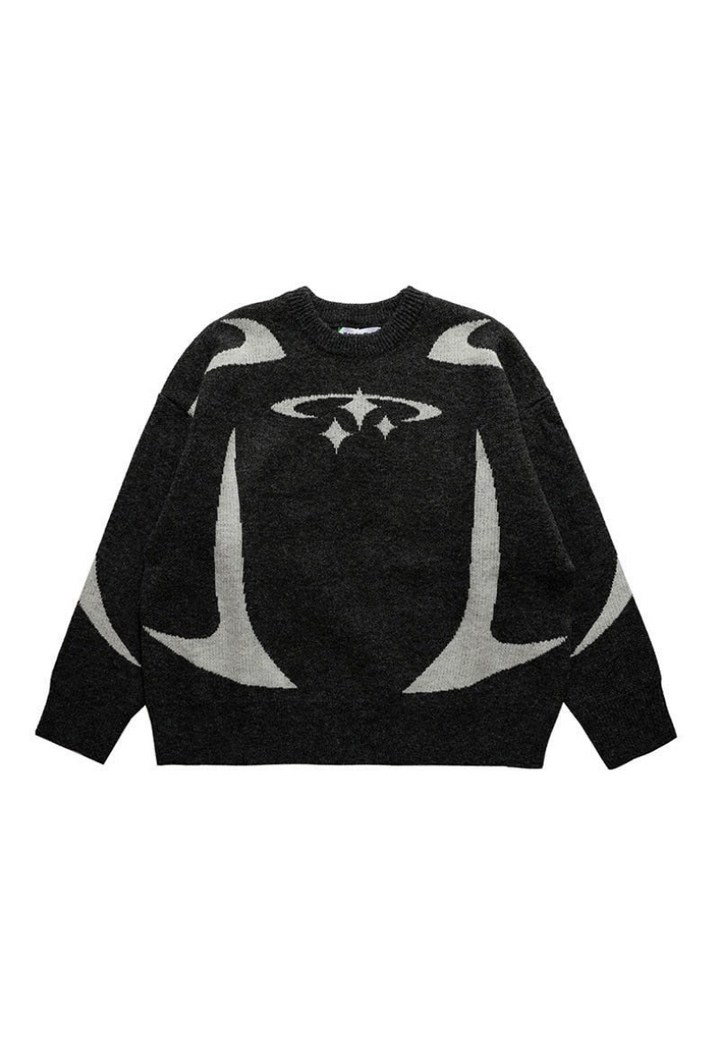 Graphic Knit Sweater