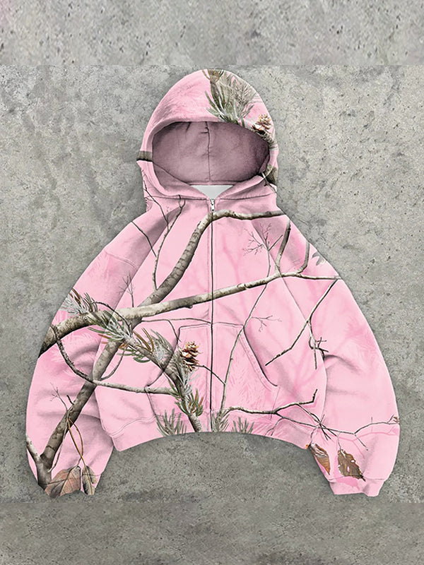 Blush Cropped Hoodie