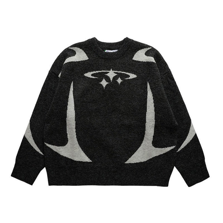 Graphic Knit Sweater