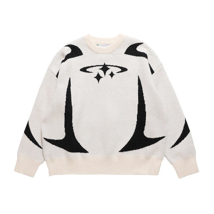 Graphic Knit Sweater